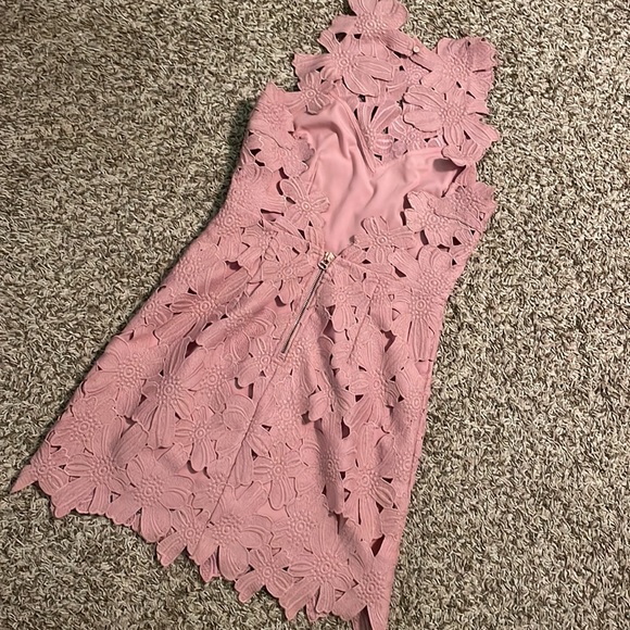 Saylor for Free People Jessa mauve pink lace dress in size small - Picture 4 of 5